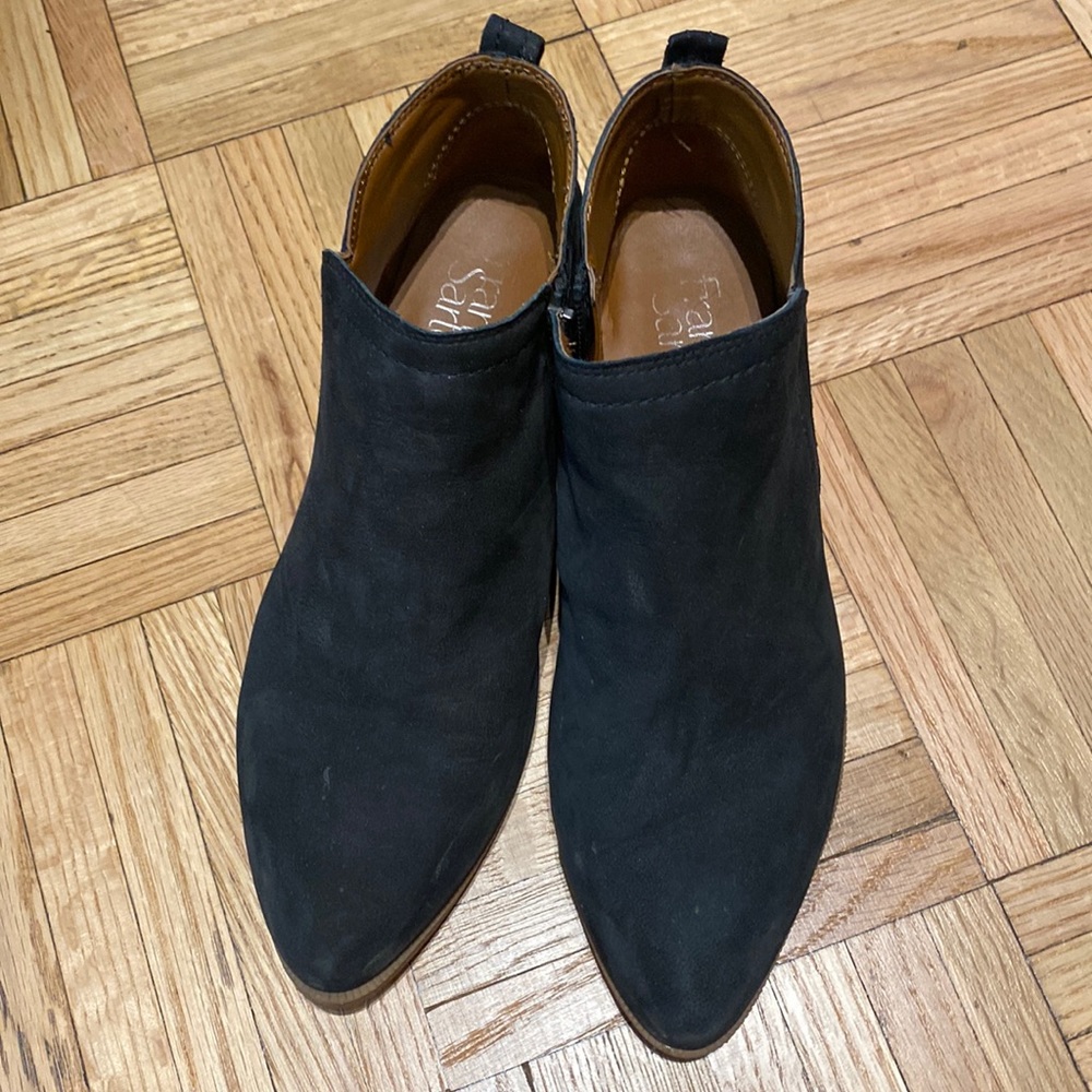 Franco Sarto black suede boots women’s size 6.5